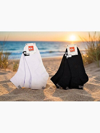 Quiksilver Pack de Chaussettes Enfant QUARTER Lot 6 Paires Sport