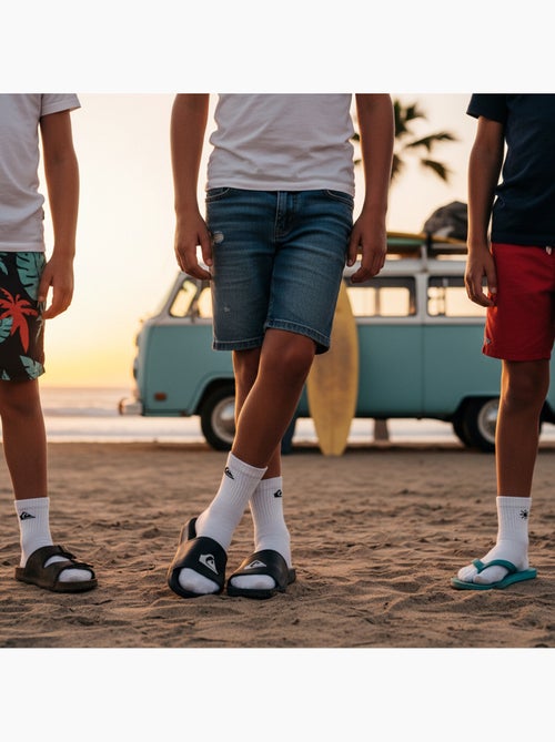 Quiksilver Pack de Chaussettes Enfant QUARTER  Lot 6 Paires Sport - Kiabi
