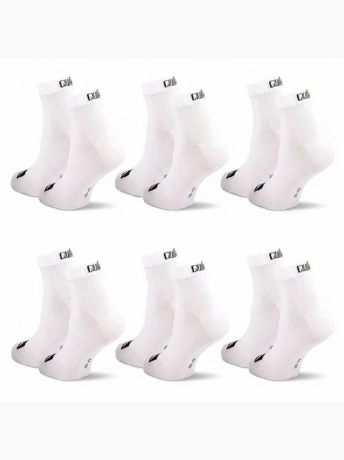 Quiksilver Pack de Chaussettes Enfant QUARTER  Lot 6 Paires Sport - Kiabi