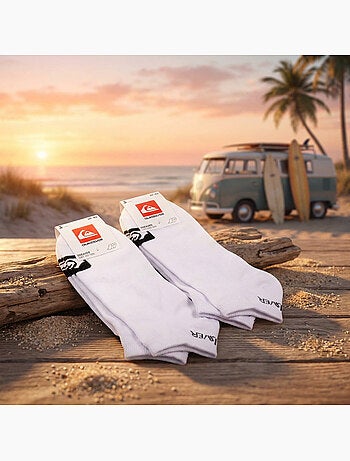 Quiksilver Pack de Chaussettes Enfant SNEAKER Lot 6 Paires Sport