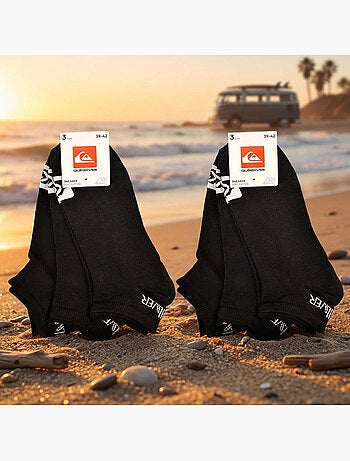 Quiksilver Pack de Chaussettes Enfant SNEAKER Lot 6 Paires Sport