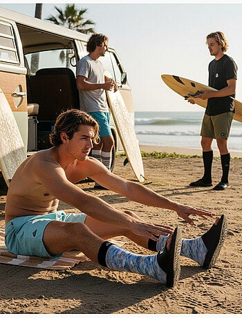 Quiksilver Pack de Chaussettes Homme Crew LONG Lifestyle Pack de 2 Paires