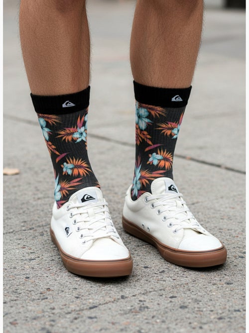 Quiksilver Pack de Chaussettes Homme Crew LONG Lifestyle Pack de 4 Paires - Kiabi