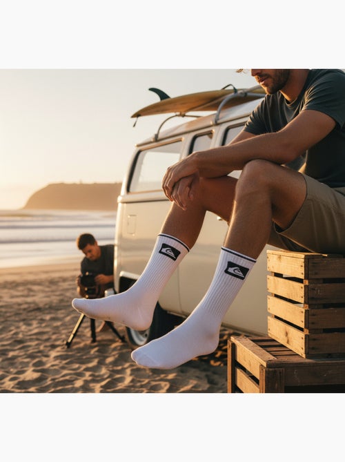 Quiksilver Pack de Chaussettes Homme Crew  Lot 6 Paires Regular Lifestyle - Kiabi