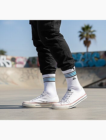 Quiksilver Pack de Chaussettes Homme Crew Lot 6 Paires Regular Lifestyle