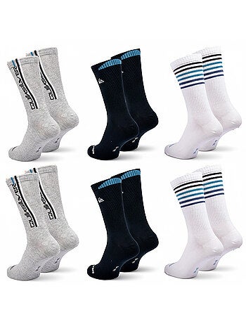 Quiksilver Pack de Chaussettes Homme Crew Lot 6 Paires Regular Lifestyle