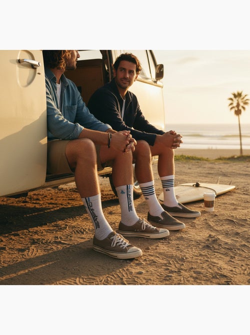 Quiksilver Pack de Chaussettes Homme Crew  Lot 6 Paires Regular Lifestyle - Kiabi