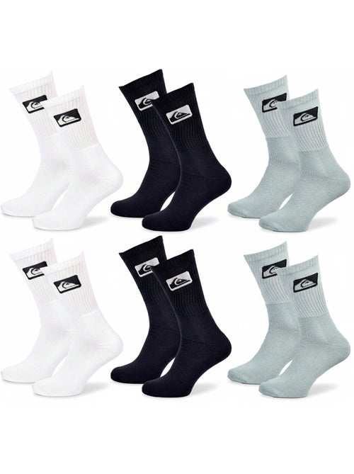 Quiksilver Pack de Chaussettes Homme Crew  Lot 6 Paires Sport Cushioned - Kiabi