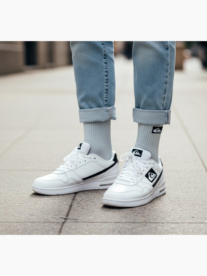 Quiksilver Pack de Chaussettes Homme Crew  Lot 6 Paires Sport Cushioned Blanc Noir Bleu - Kiabi