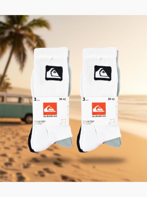 Quiksilver Pack de Chaussettes Homme Crew  Lot 6 Paires Sport Cushioned - Kiabi