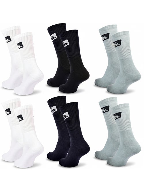 Quiksilver Pack de Chaussettes Homme Crew  Lot 6 Paires Sport Cushioned - Kiabi