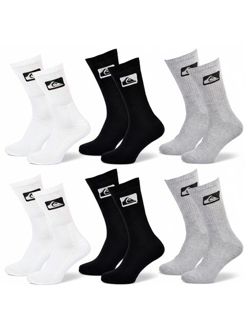 Quiksilver Pack de Chaussettes Homme Crew  Lot 6 Paires Sport Cushioned - Kiabi