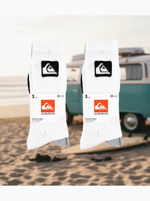 Quiksilver Pack de Chaussettes Homme Crew  Lot 6 Paires Sport Cushioned - Kiabi