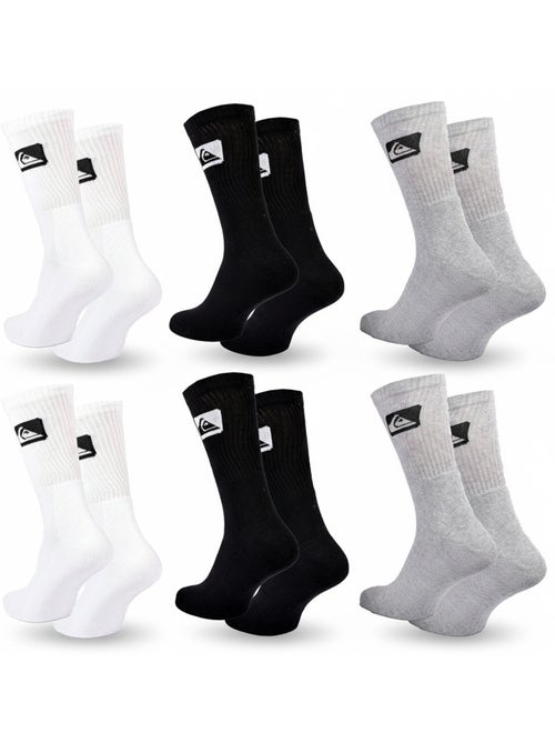 Quiksilver Pack de Chaussettes Homme Crew  Lot 6 Paires Sport Cushioned - Kiabi