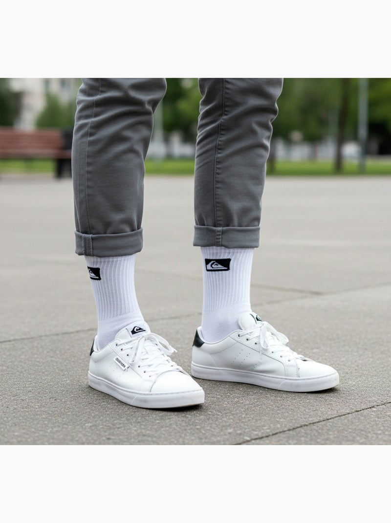 Quiksilver Pack de Chaussettes Homme Crew  Lot 6 Paires Sport Cushioned Blanc - Kiabi