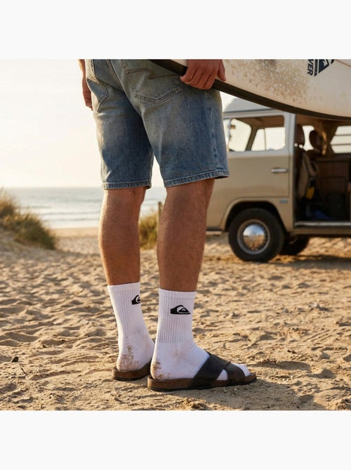 Quiksilver Pack de Chaussettes Homme QUARTER Lot 6 Paires Sport - Kiabi