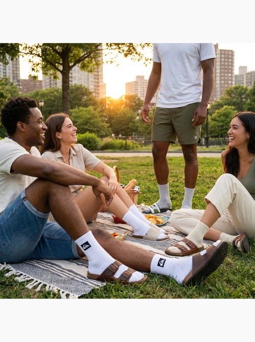 Quiksilver Pack de Chaussettes Homme QUARTER Lot 6 Paires Sport - Kiabi