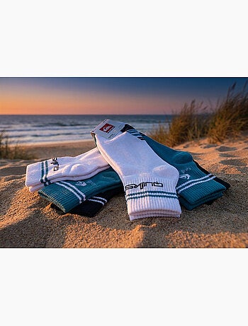 Quiksilver Pack de Chaussettes Homme QUARTER Lot 6 Paires Sport