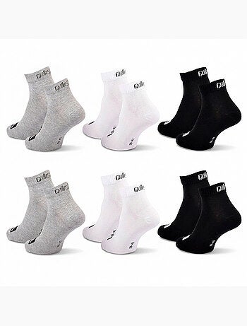 Quiksilver Pack de Chaussettes Homme QUARTER Lot 6 Paires Sport