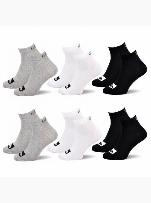 Quiksilver Pack de Chaussettes Homme QUARTER Lot 6 Paires Sport - Kiabi