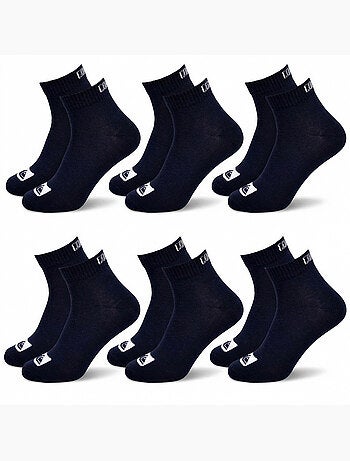 Quiksilver Pack de Chaussettes Homme QUARTER Lot 6 Paires Sport
