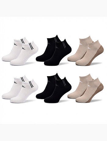Quiksilver Pack de Chaussettes Homme SNEAKER Lot 6 Paires Sport
