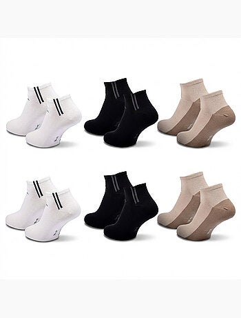 Quiksilver Pack de Chaussettes Homme SNEAKER Lot 6 Paires Sport