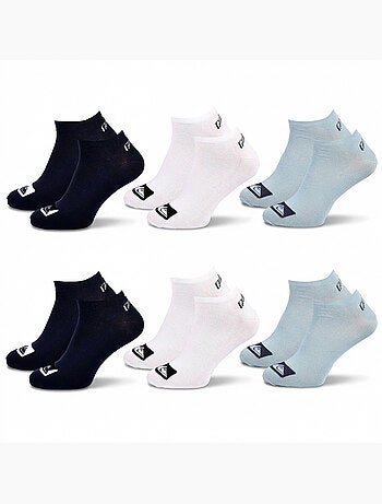 Quiksilver Pack de Chaussettes Homme SNEAKER Lot 6 Paires Sport