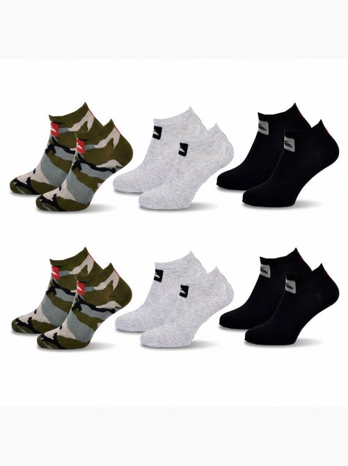 Quiksilver Pack de Chaussettes Homme SNEAKER Lot 6 Paires Sport - Kiabi