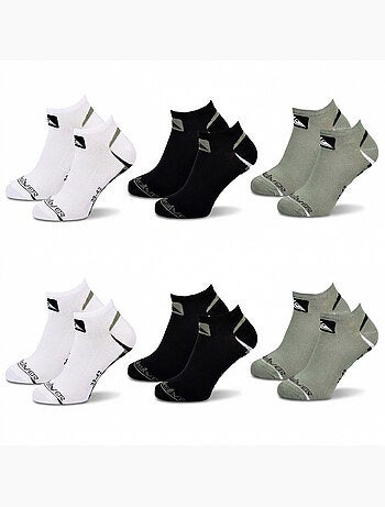 Quiksilver Pack de Chaussettes Homme SNEAKER Lot 6 Paires Sport