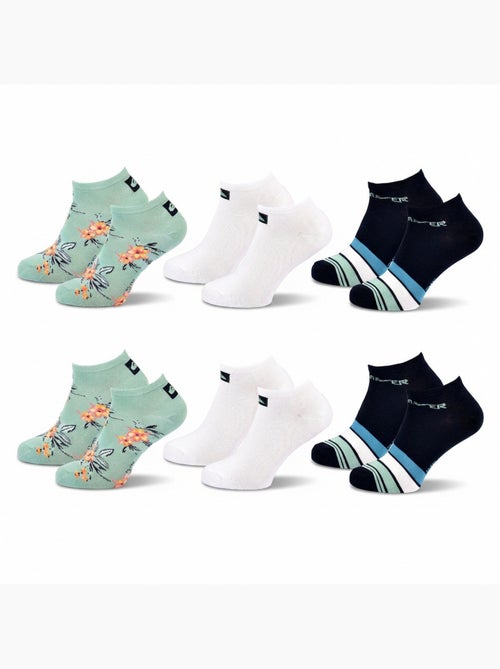 Quiksilver Pack de Chaussettes Homme SNEAKER Lot 6 Paires Sport - Kiabi