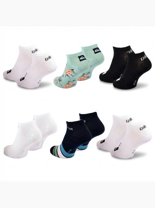 Quiksilver Pack de Chaussettes Homme SNEAKER Lot 6 Paires Sport - Kiabi