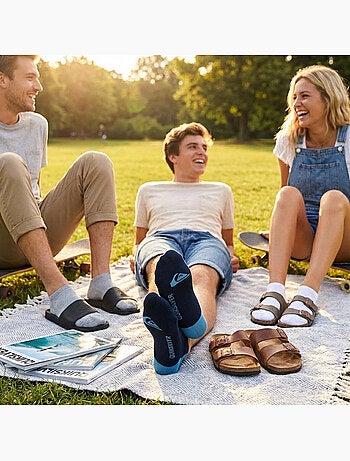 Quiksilver Pack de Chaussettes Homme SNEAKER Lot 6 Paires Sport