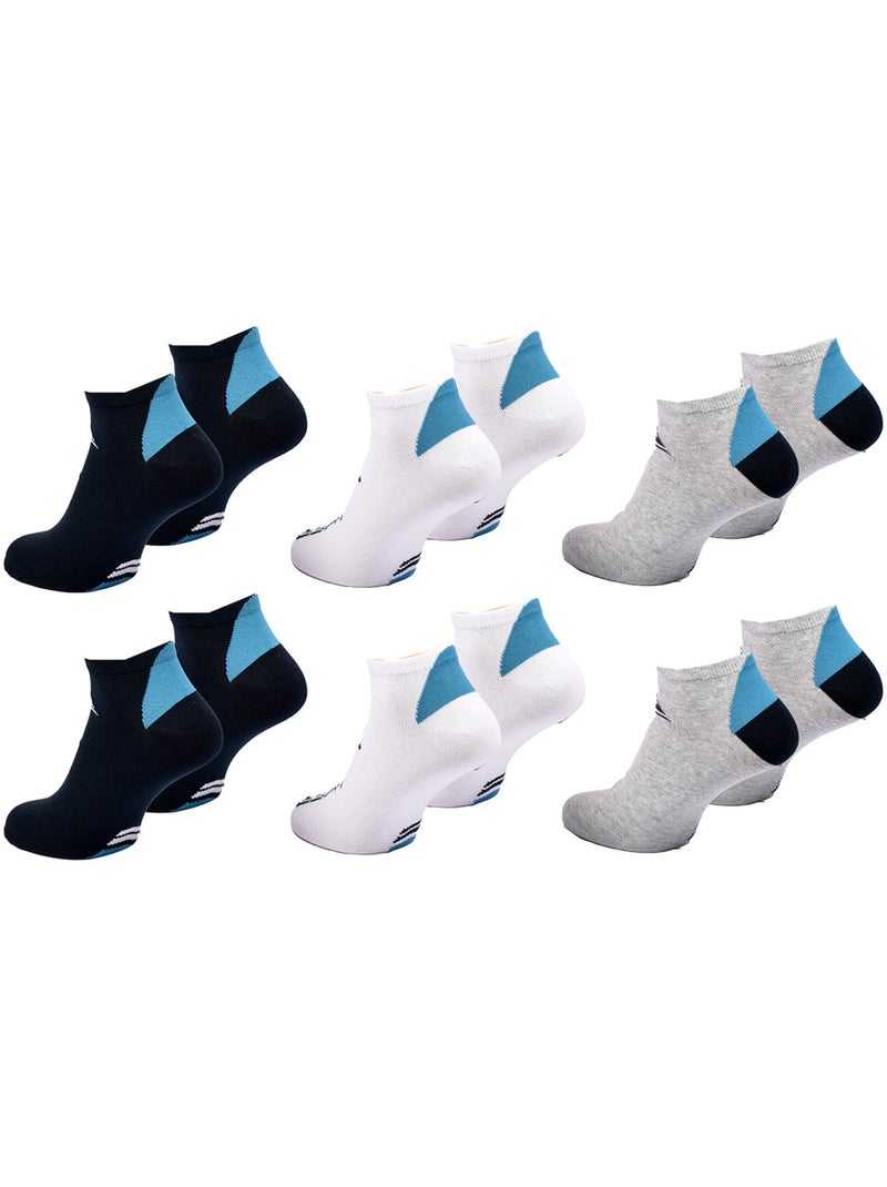 Quiksilver Pack de Chaussettes Homme SNEAKER Lot 6 Paires Sport Bleu marine - Kiabi