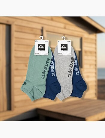 Quiksilver Pack de Chaussettes Homme SNEAKER Lot 6 Paires Sport