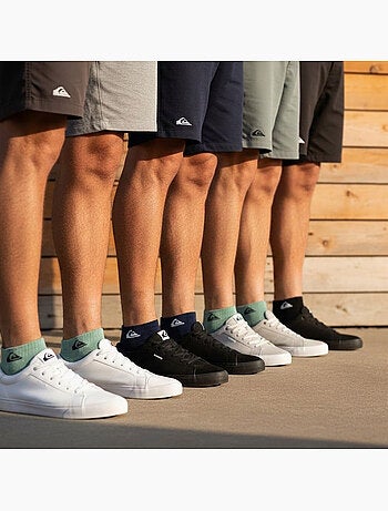 Quiksilver Pack de Chaussettes Homme SNEAKER Lot 6 Paires Sport
