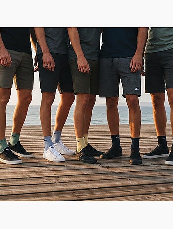 Quiksilver Pack de Chaussettes Homme SNEAKER Lot 6 Paires Sport
