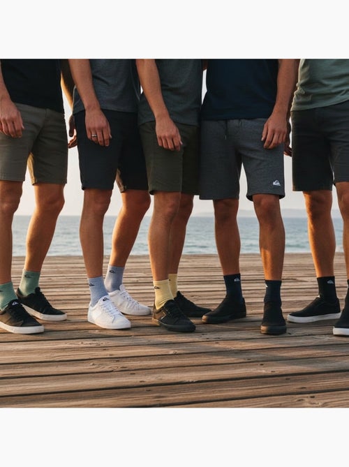 Quiksilver Pack de Chaussettes Homme SNEAKER Lot 6 Paires Sport - Kiabi