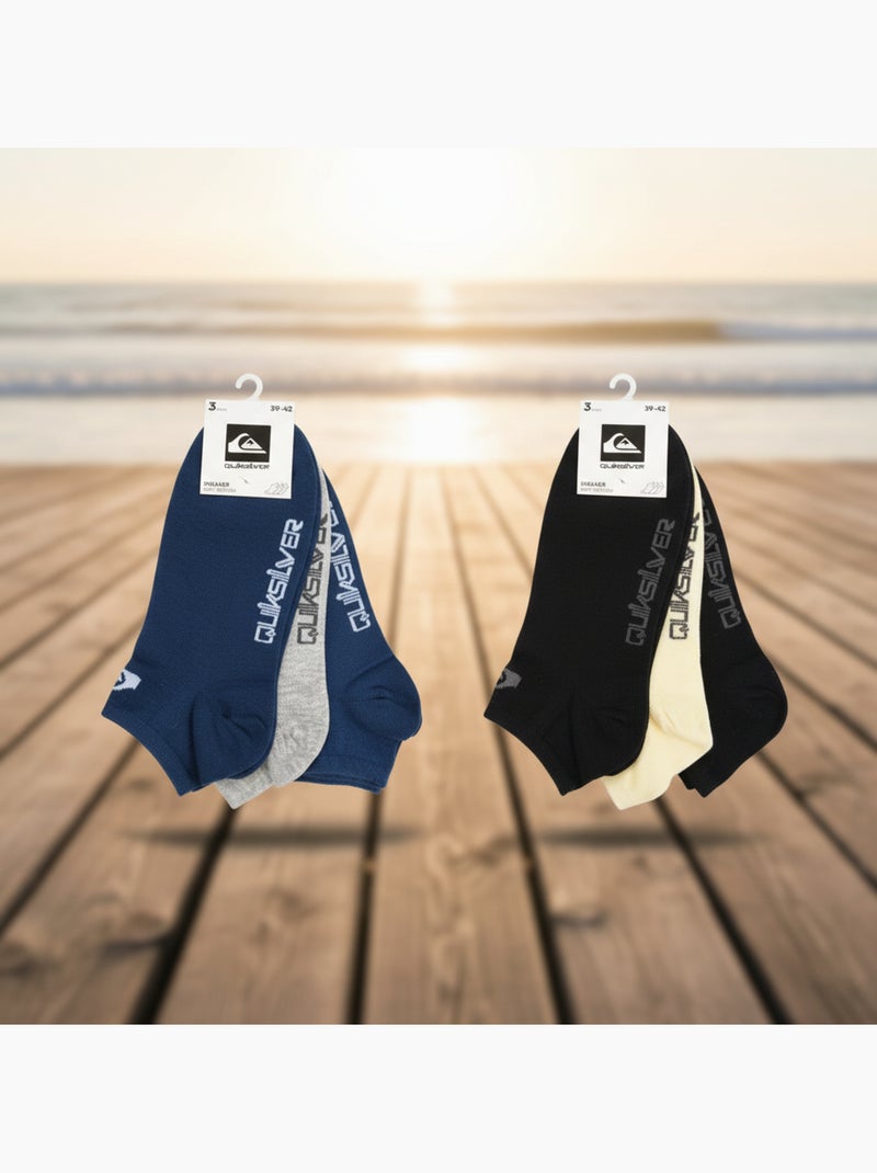 Quiksilver Pack de Chaussettes Homme SNEAKER Lot 6 Paires Sport Multicolore - Kiabi