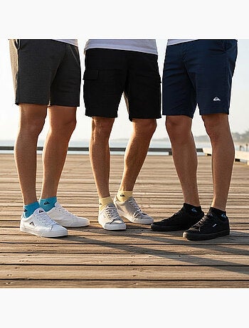 Quiksilver Pack de Chaussettes Homme SNEAKER Lot 6 Paires Sport