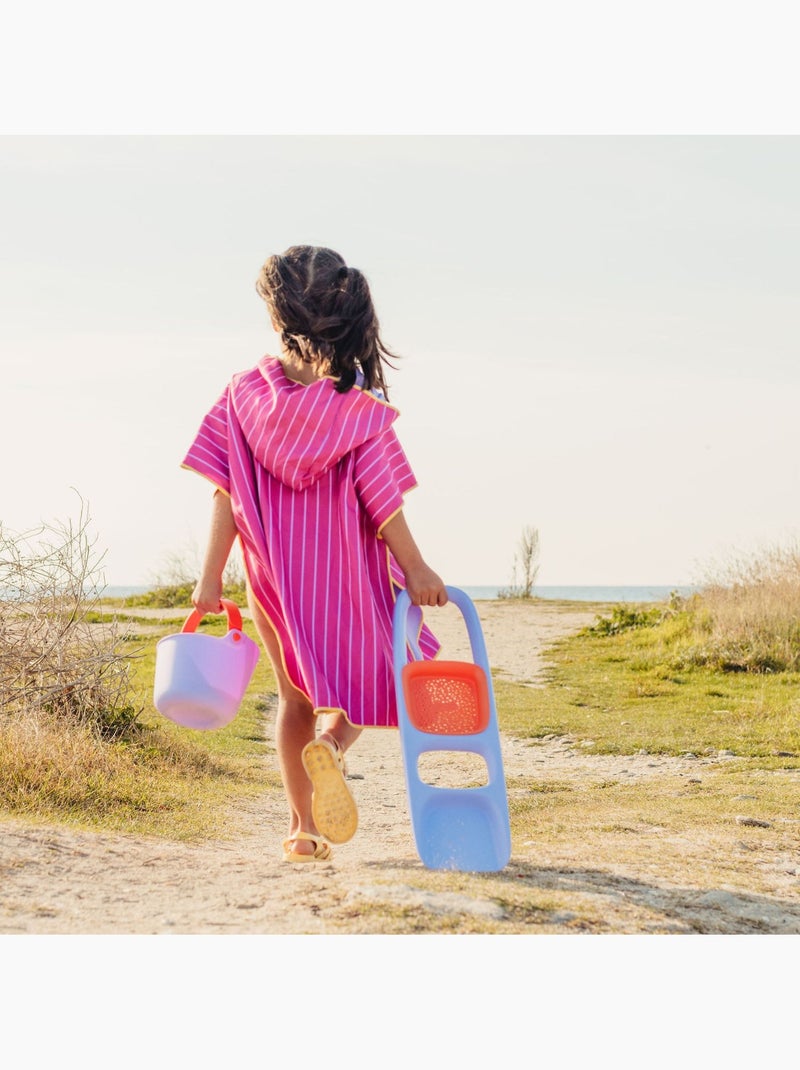 Quut - Poncho de plage Violet - Kiabi