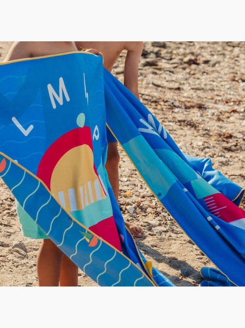 Quut - Serviette de plage 2 en 1 - Kiabi