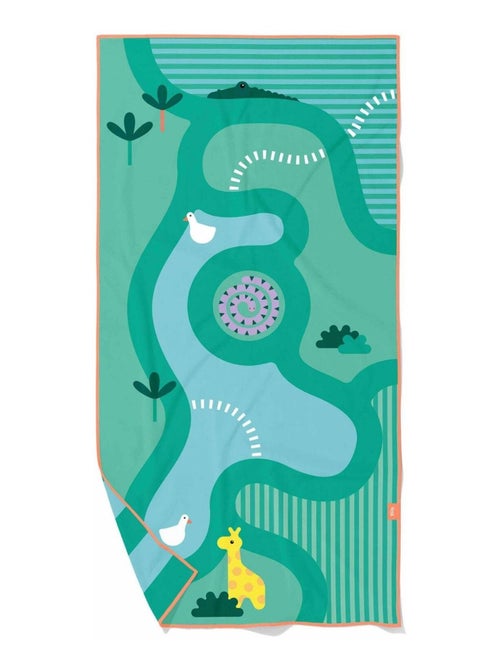 Quut - Serviette de plage 2 en 1 - Kiabi