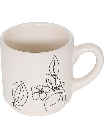 Rack 4 mugs VISAGE