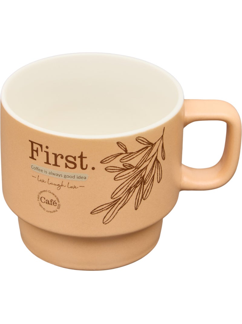 Rack de 4 mugs en porcelaine WELLNESS Multicolore - Kiabi