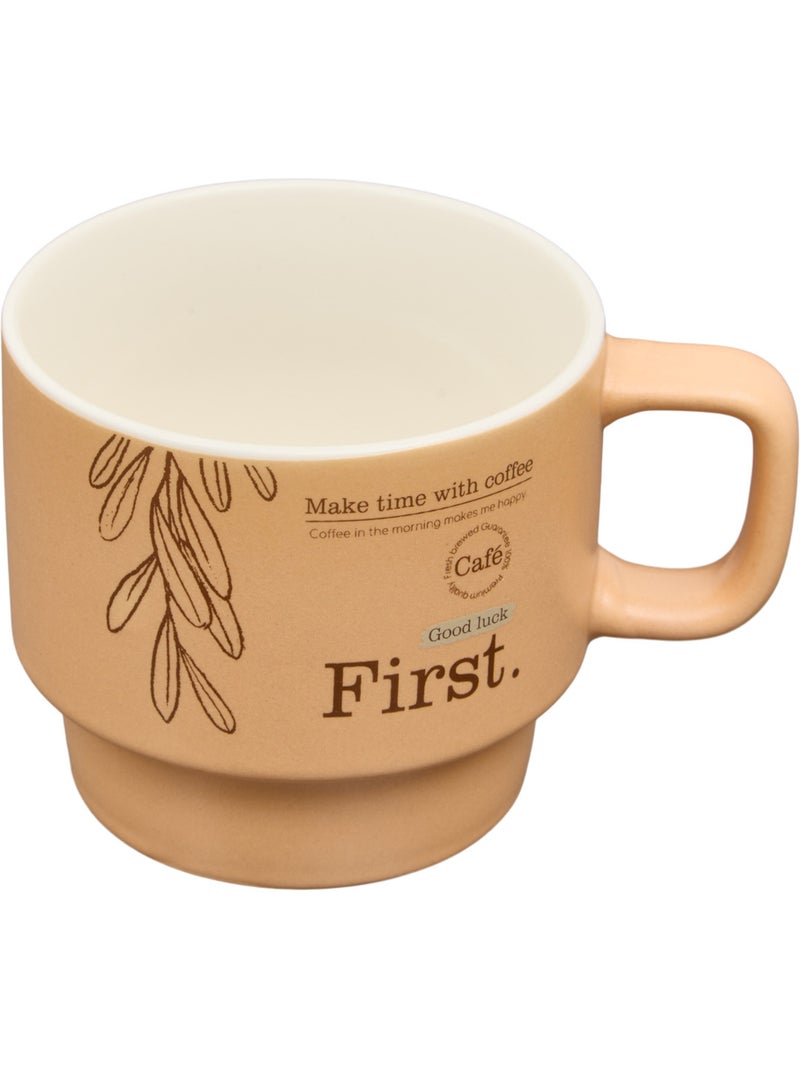 Rack de 4 mugs en porcelaine WELLNESS Multicolore - Kiabi