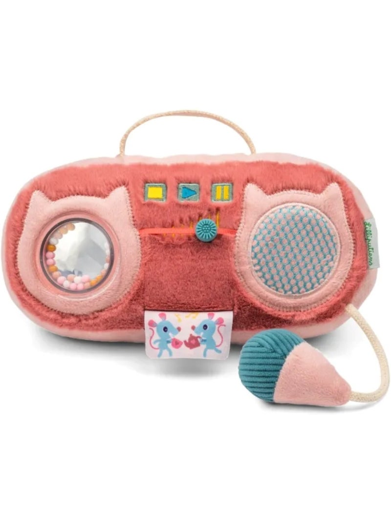 Radio sonore en tissu Rose - Kiabi