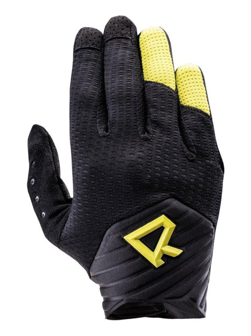 Radvik - Gants d´équitation CUTFULL Noir Jaune - Kiabi