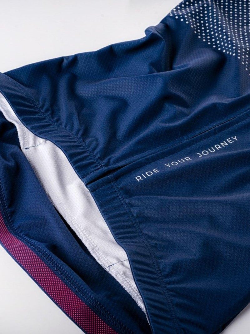Radvik - Maillot de cyclisme ECHO Bleu Blanc - Kiabi