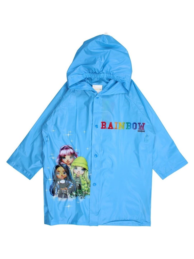 Rainbow High - Impermeable fille imprimé Rainbow High Bleu - Kiabi
